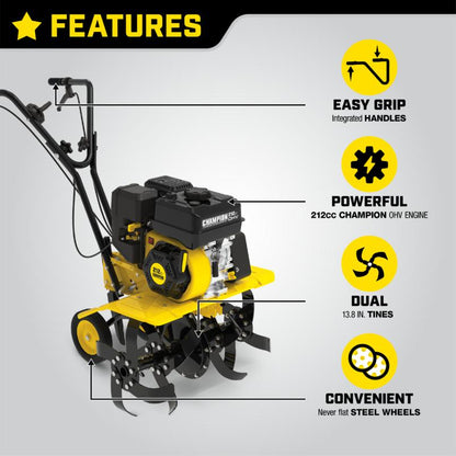 22-Inch Front Tine Tiller