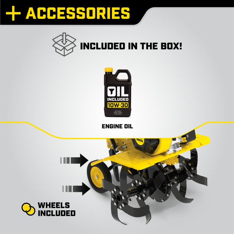 22-Inch Front Tine Tiller