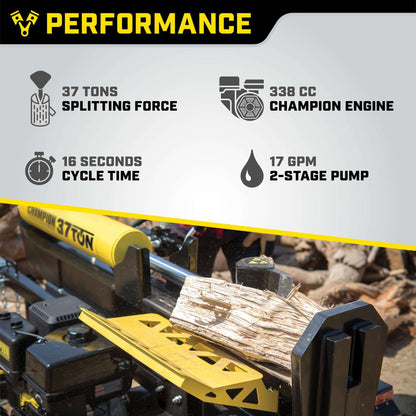 37-Ton Log Splitter