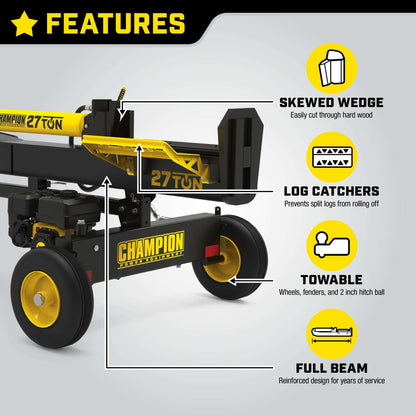27-Ton Log Splitter
