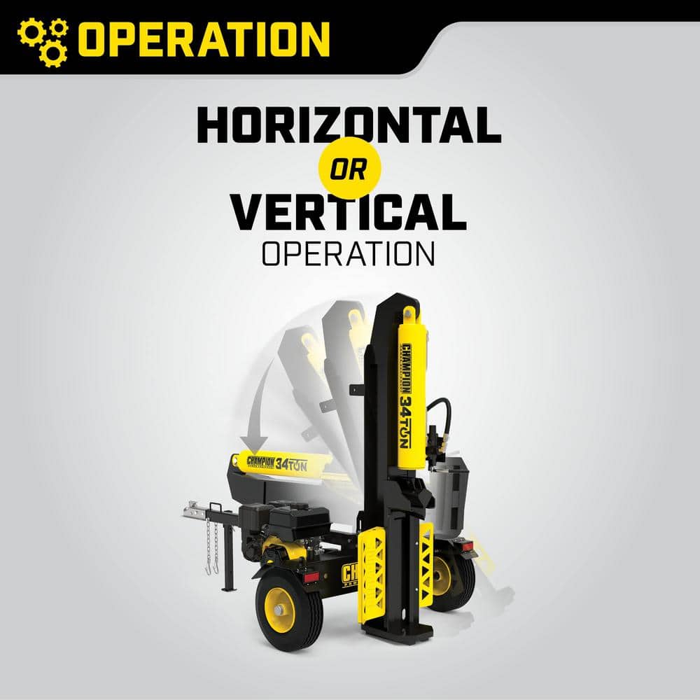 34-Ton Log Splitter