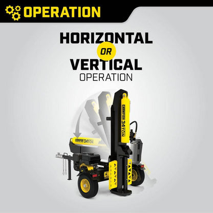 34-Ton Log Splitter