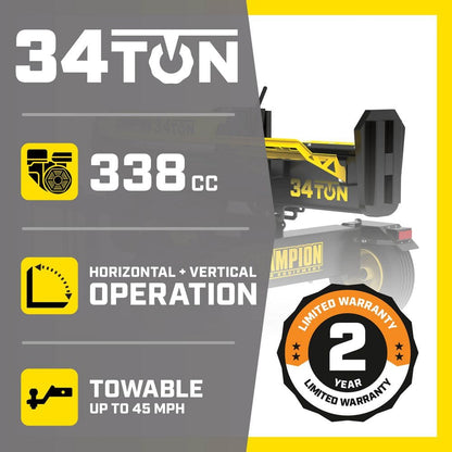34-Ton Log Splitter